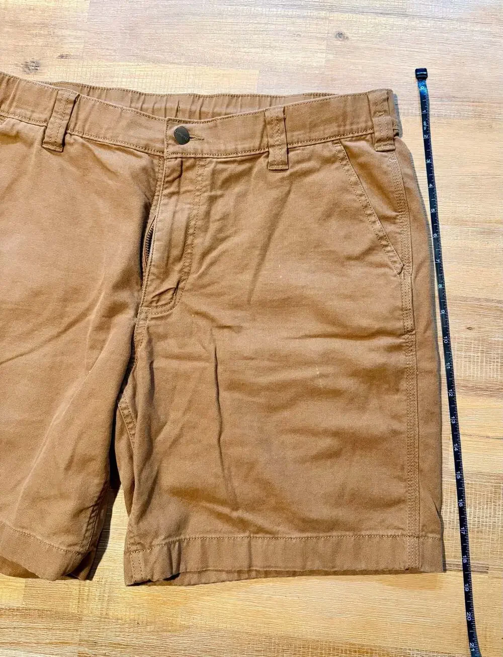 Carhartt Rugged Flex Relaxed-Fit Canvas Work Shorts Carhartt Brown Size 34
